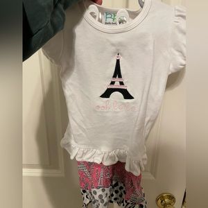 18 month girl Eiffel Tower outfit